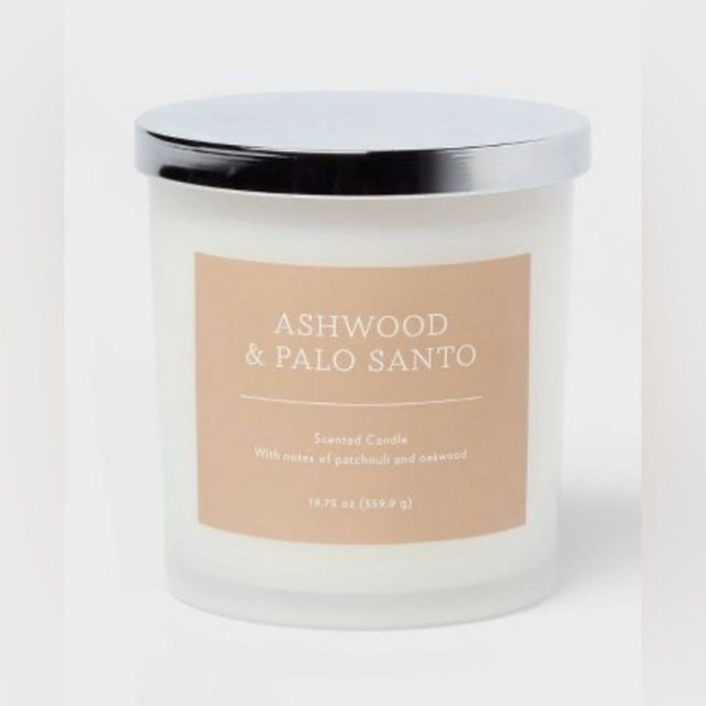 Ashwood & Palo Santo Scented Candle